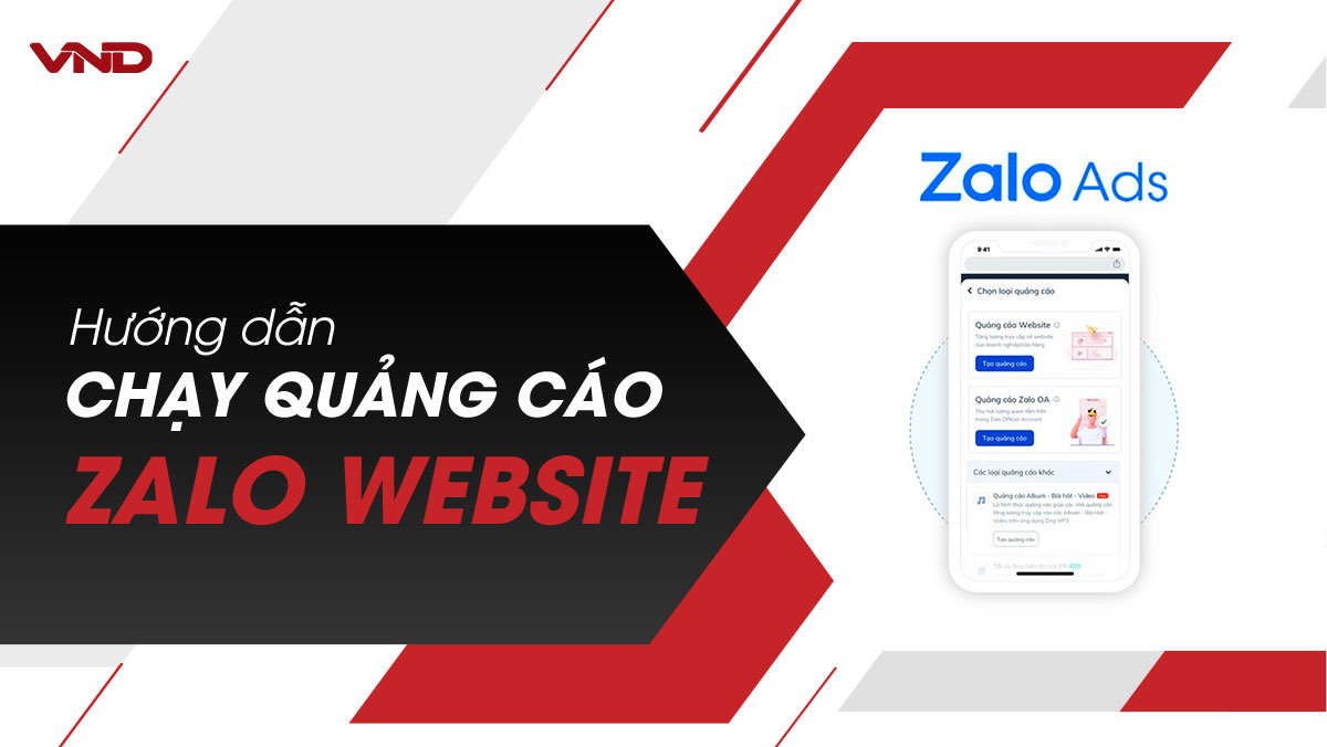 Hướng dẫn chạy quảng cáo Zalo Website